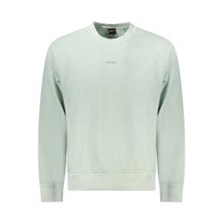 HUGO BOSS FELPA SENZA ZIP UOMO VERDE