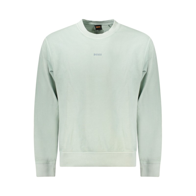 HUGO BOSS FELPA SENZA ZIP UOMO VERDE HUGO BOSS FELPA SENZA ZIP UOMO VERDE