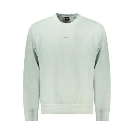 HUGO BOSS FELPA SENZA ZIP UOMO VERDE