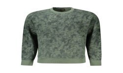 HUGO BOSS FELPA SENZA ZIP UOMO VERDE
