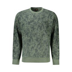 HUGO BOSS FELPA SENZA ZIP UOMO VERDE