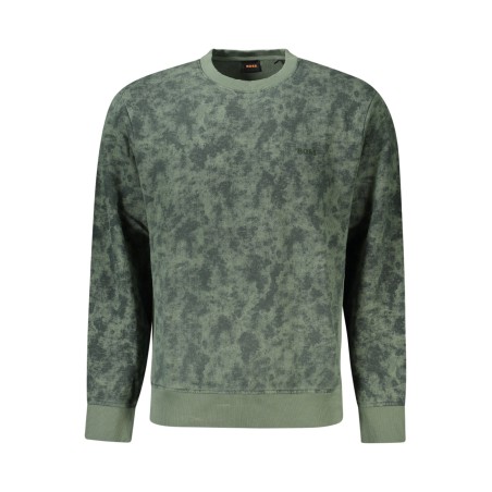 HUGO BOSS FELPA SENZA ZIP UOMO VERDE