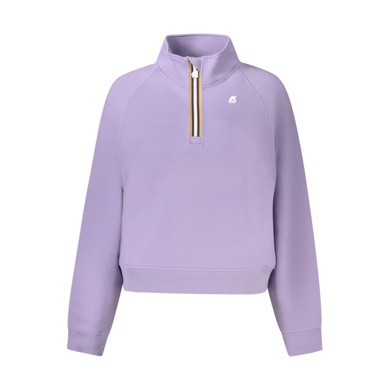 K-WAY FELPA SENZA ZIP DONNA VIOLA K-WAY FELPA SENZA ZIP DONNA VIOLA