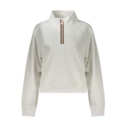 K-WAY FELPA SENZA ZIP DONNA BIANCO