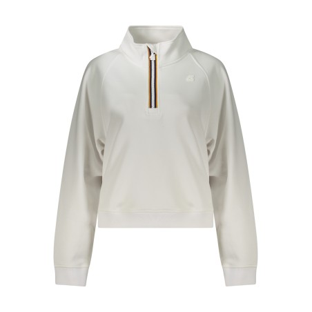 K-WAY FELPA SENZA ZIP DONNA BIANCO