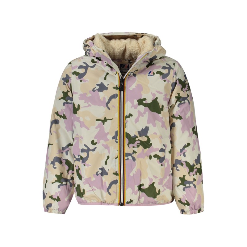 K-WAY GIUBBOTTO BAMBINA BEIGE K-WAY GIUBBOTTO BAMBINA BEIGE