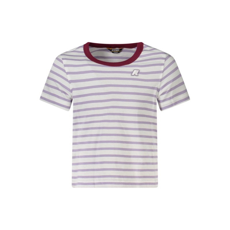 K-WAY T-SHIRT MANICHE CORTE BAMBINA VIOLA K-WAY T-SHIRT MANICHE CORTE BAMBINA VIOLA