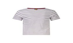 K-WAY T-SHIRT MANICHE CORTE BAMBINA VIOLA