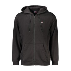 TOMMY HILFIGER FELPA CON ZIP UOMO NERO