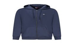 TOMMY HILFIGER FELPA CON ZIP UOMO BLU