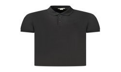 CALVIN KLEIN POLO MANICHE CORTE UOMO NERO