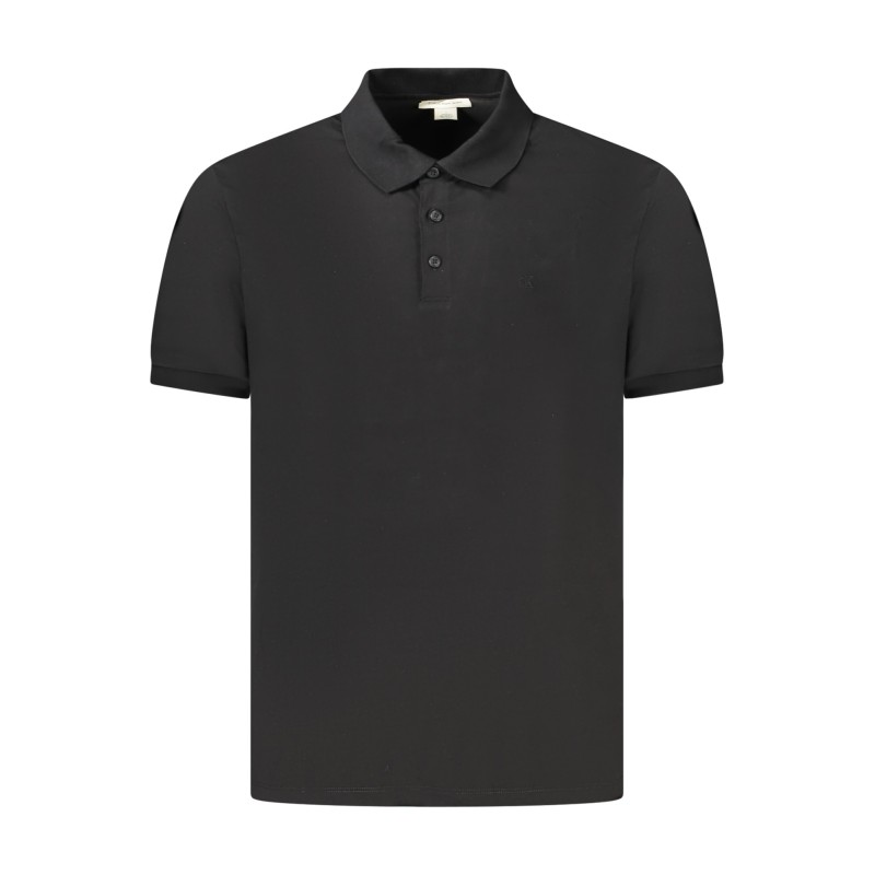 CALVIN KLEIN POLO MANICHE CORTE UOMO NERO CALVIN KLEIN POLO MANICHE CORTE UOMO NERO
