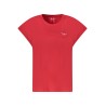 PEPE JEANS T-SHIRT MANICHE CORTE DONNA ROSSO