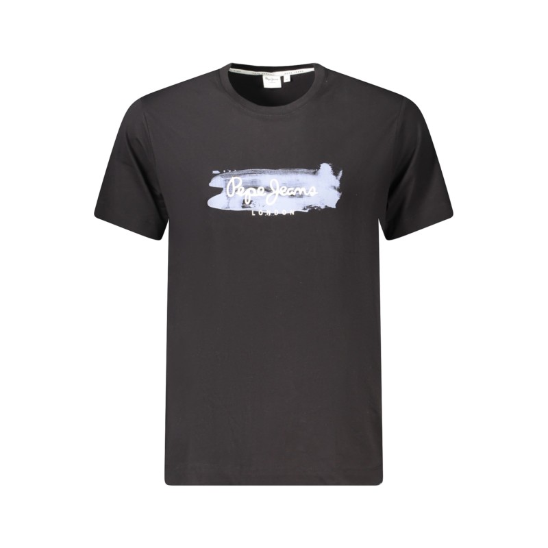PEPE JEANS T-SHIRT MANICHE CORTE UOMO NERO PEPE JEANS T-SHIRT MANICHE CORTE UOMO NERO