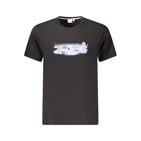 PEPE JEANS T-SHIRT MANICHE CORTE UOMO NERO