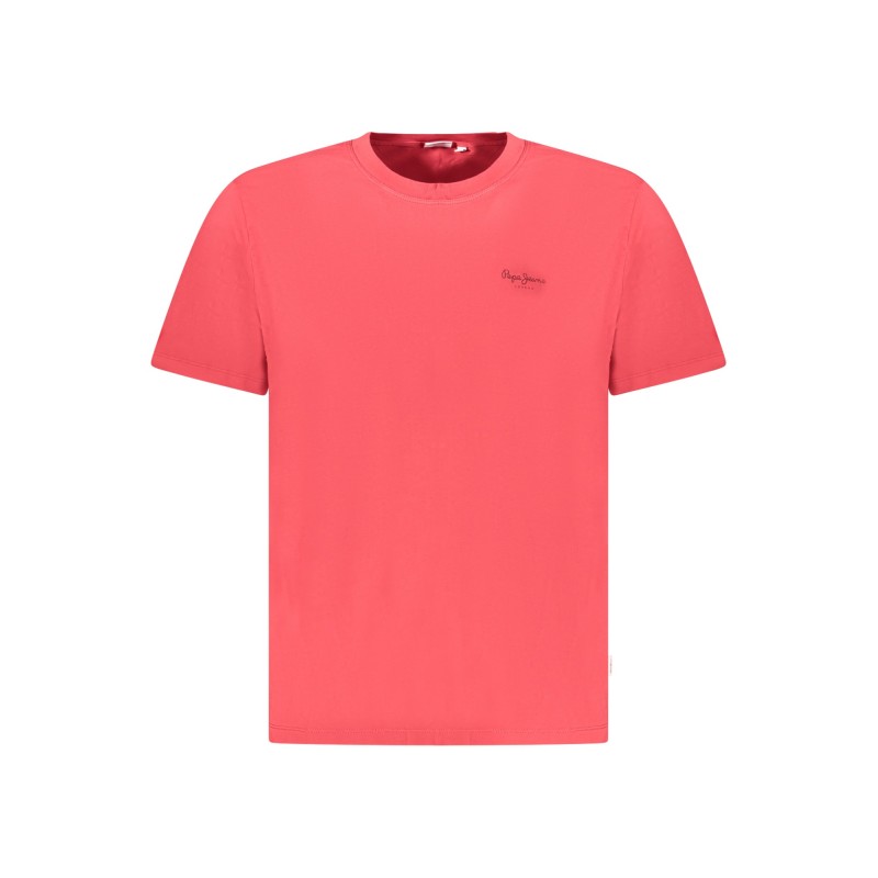PEPE JEANS T-SHIRT MANICHE CORTE UOMO ROSSO