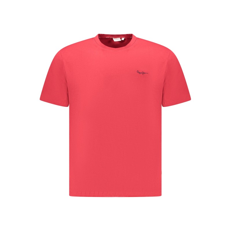 PEPE JEANS T-SHIRT MANICHE CORTE UOMO ROSSO PEPE JEANS T-SHIRT MANICHE CORTE UOMO ROSSO