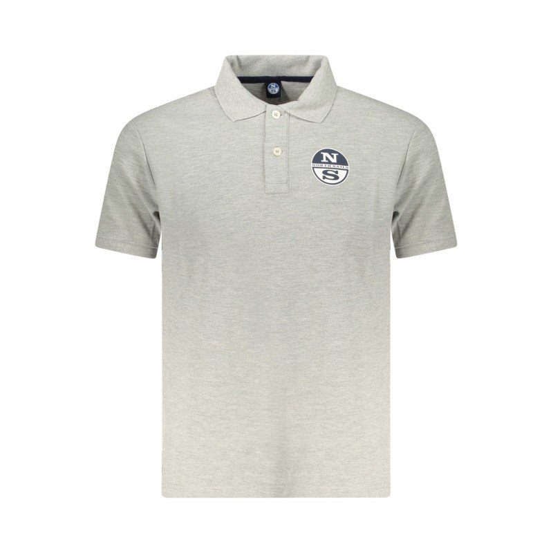 NORTH SAILS POLO MANICHE CORTE UOMO GRIGIO
