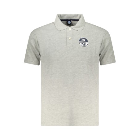 NORTH SAILS POLO MANICHE CORTE UOMO GRIGIO