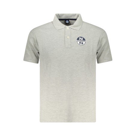 NORTH SAILS POLO MANICHE CORTE UOMO GRIGIO