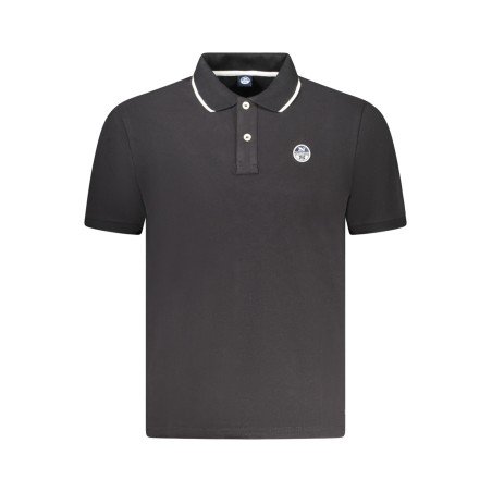 NORTH SAILS POLO MANICHE CORTE UOMO NERO