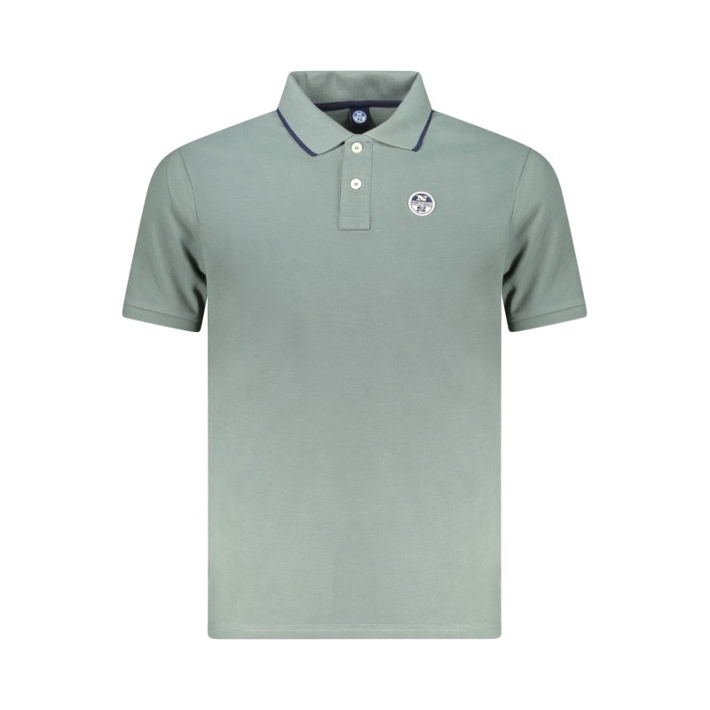 NORTH SAILS POLO MANICHE CORTE UOMO VERDE