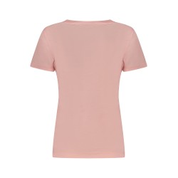 GUESS JEANS T-SHIRT MANICHE CORTE DONNA ROSA