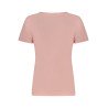 GUESS JEANS T-SHIRT MANICHE CORTE DONNA ROSA
