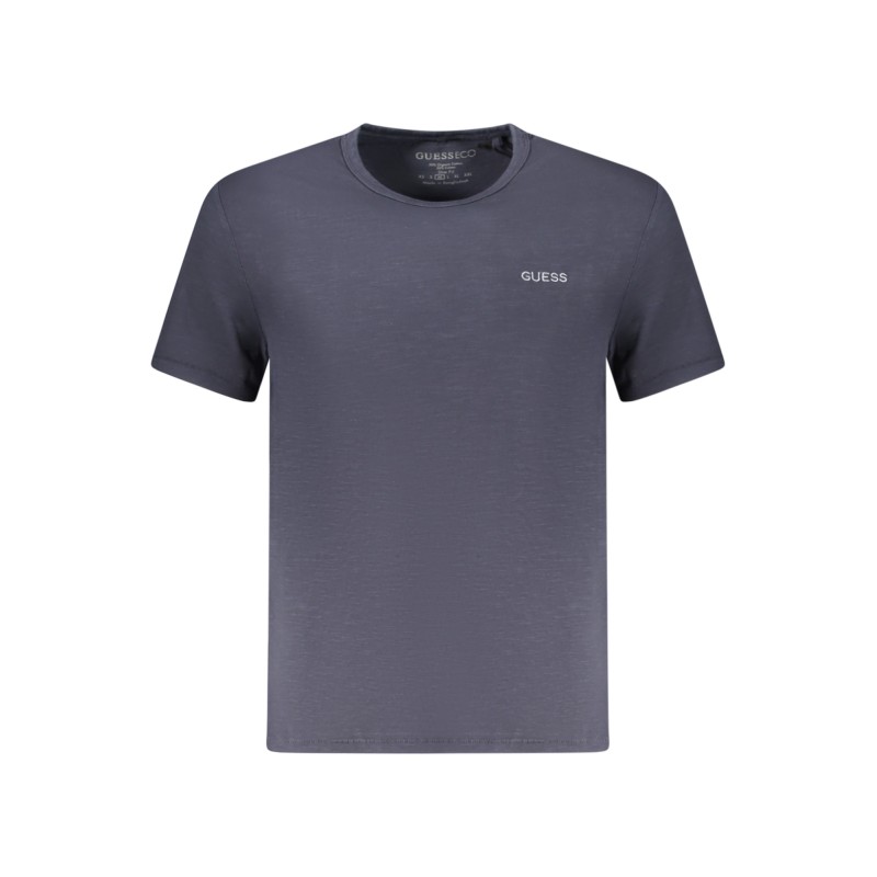 GUESS JEANS T-SHIRT MANICHE CORTE UOMO BLU GUESS JEANS T-SHIRT MANICHE CORTE UOMO BLU
