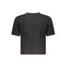 GUESS JEANS T-SHIRT MANICHE CORTE DONNA NERO