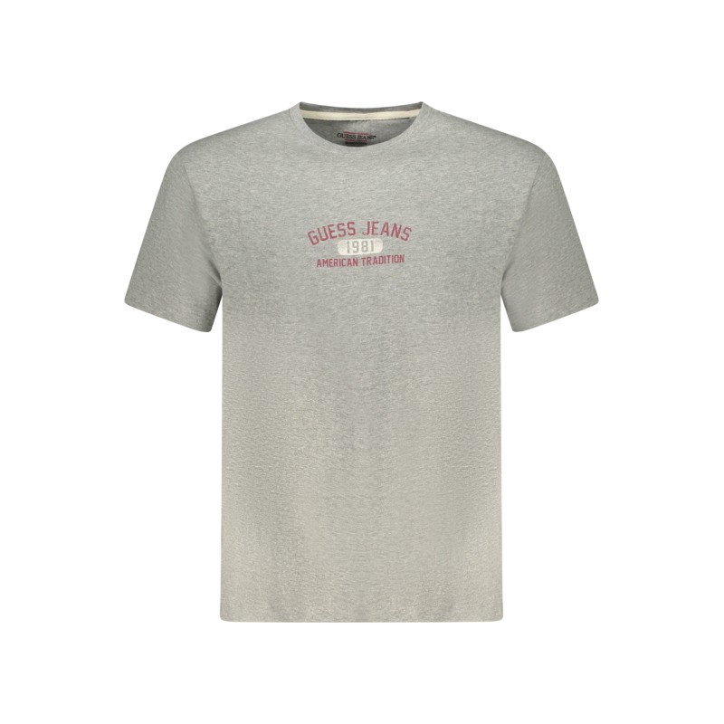 GUESS JEANS T-SHIRT MANICHE CORTE UOMO GRIGIO GUESS JEANS T-SHIRT MANICHE CORTE UOMO GRIGIO