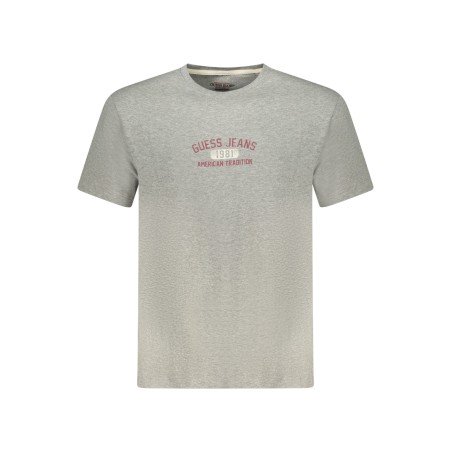 GUESS JEANS T-SHIRT MANICHE CORTE UOMO GRIGIO