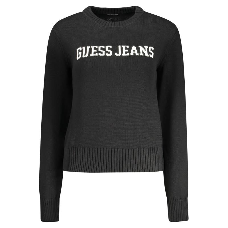 GUESS JEANS MAGLIA DONNA NERO GUESS JEANS MAGLIA DONNA NERO