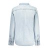 GUESS JEANS CAMICIA MANICHE LUNGHE DONNA AZZURRO