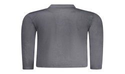 GUESS JEANS POLO MANICHE LUNGHE UOMO NERO
