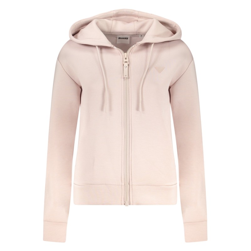 GUESS JEANS FELPA CON ZIP DONNA ROSA GUESS JEANS FELPA CON ZIP DONNA ROSA