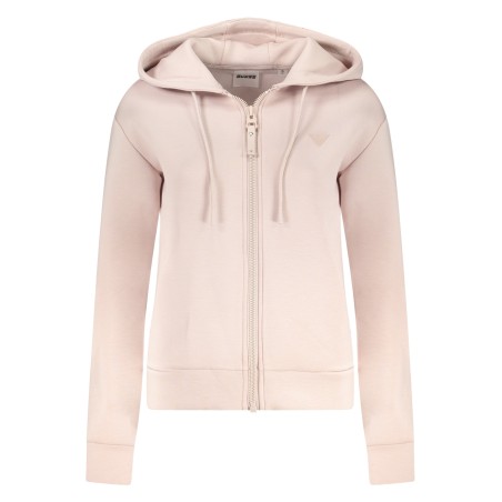 GUESS JEANS FELPA CON ZIP DONNA ROSA