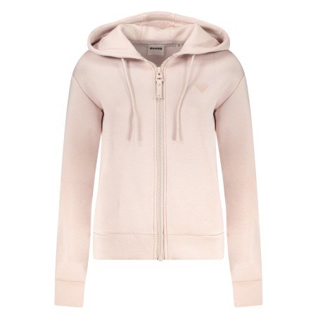 GUESS JEANS FELPA CON ZIP DONNA ROSA