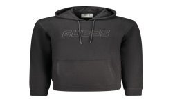 GUESS JEANS FELPA SENZA ZIP UOMO NERO