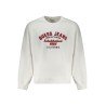 GUESS JEANS FELPA SENZA ZIP UOMO BIANCO