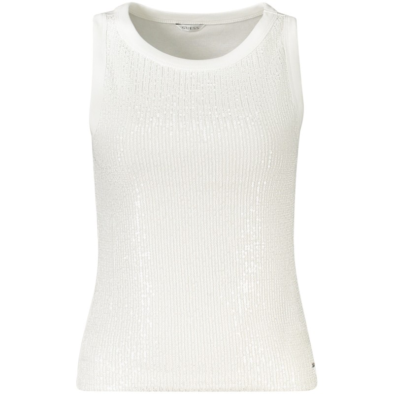 GUESS JEANS CANOTTA DONNA BIANCO GUESS JEANS CANOTTA DONNA BIANCO