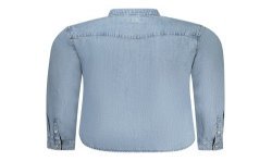 GUESS JEANS CAMICIA MANICHE LUNGHE UOMO AZZURRO