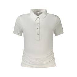 GUESS JEANS T-SHIRT MANICHE CORTE DONNA BIANCO