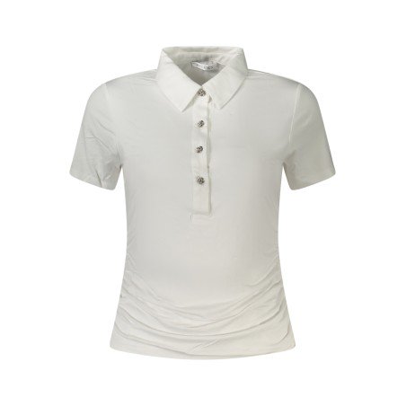 GUESS JEANS T-SHIRT MANICHE CORTE DONNA BIANCO