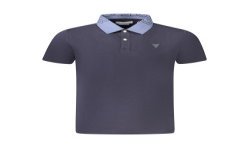 GUESS JEANS POLO MANICHE CORTE UOMO BLU