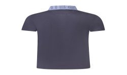 GUESS JEANS POLO MANICHE CORTE UOMO BLU