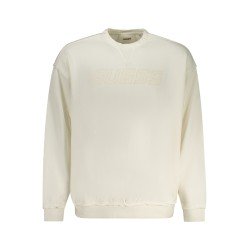 GUESS JEANS FELPA SENZA ZIP UOMO BIANCO