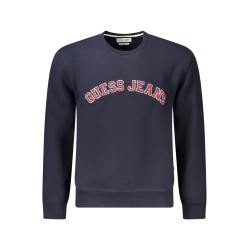 GUESS JEANS FELPA SENZA ZIP UOMO BLU