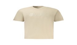 GUESS JEANS T-SHIRT MANICHE CORTE UOMO BEIGE