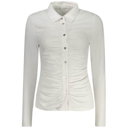GUESS JEANS CAMICIA MANICHE LUNGHE DONNA BIANCO
